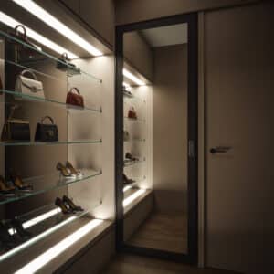 Mirrors and Glass Accents