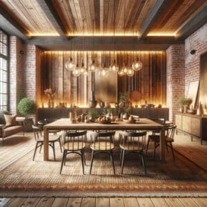 Dining Room Wall Ideas with Texture